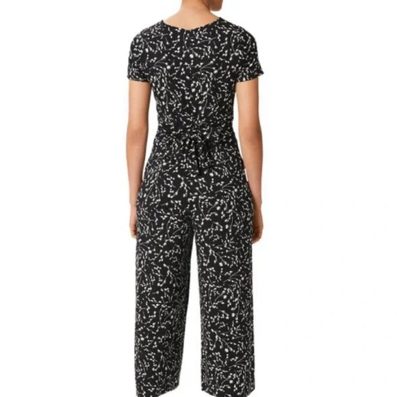 HobbsWomen's Black Lexi Printed Jumpsuit, Size 12